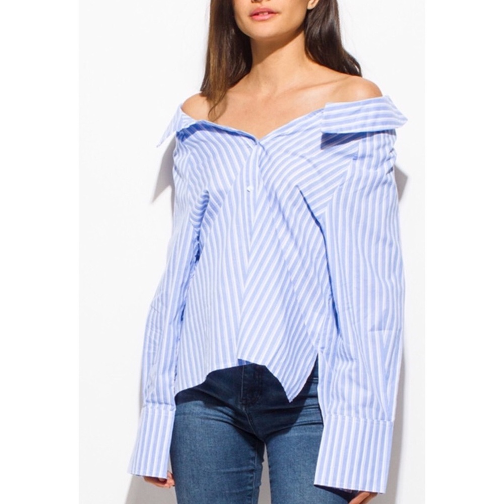 Off the Shoulder Long Sleeve - Picture 2 of 5